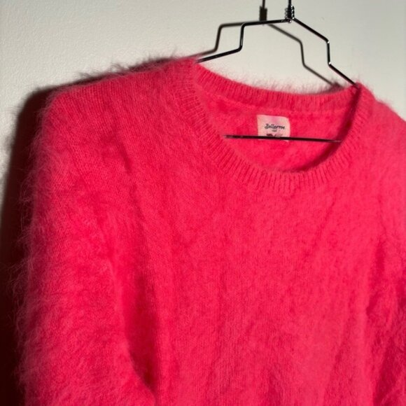 Bellerose Bright Coral Angora Blend Sweater - Picture 3 of 8